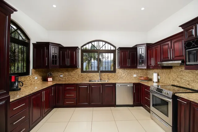 Kitchen — The Main House, Bella Vista Private Resort Costa Rica